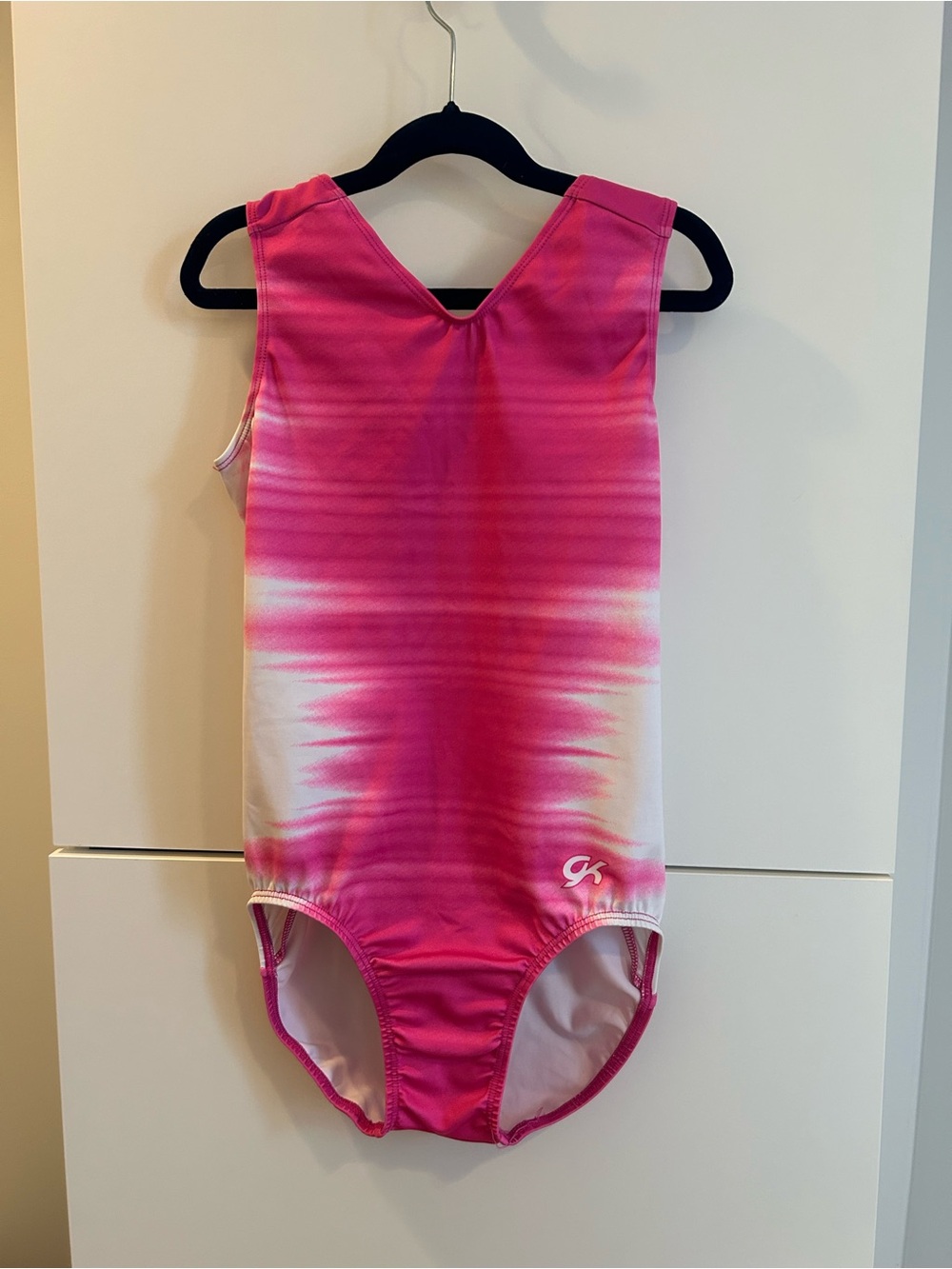GK Pink Ombre Sleeveless Gymnastics Leotard - AL Adult Large